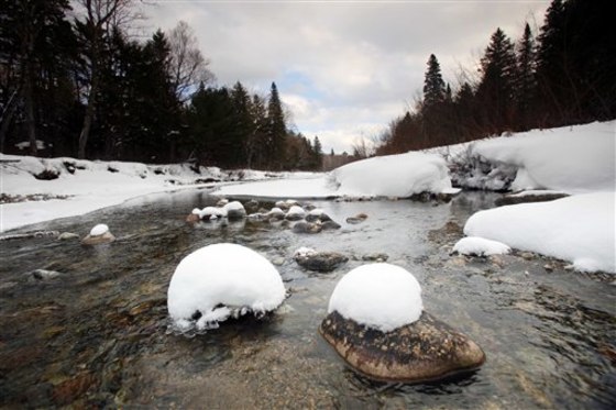 Wassataquoik Stream flows through Township 3, Range 8, Maine, on land owned by environmentalist Roxanne Quimby. Quimby, the founder of Burt's Bees, wants to donate 70,000 acres to the federal government with the aim of creating a Maine Woods National Park.